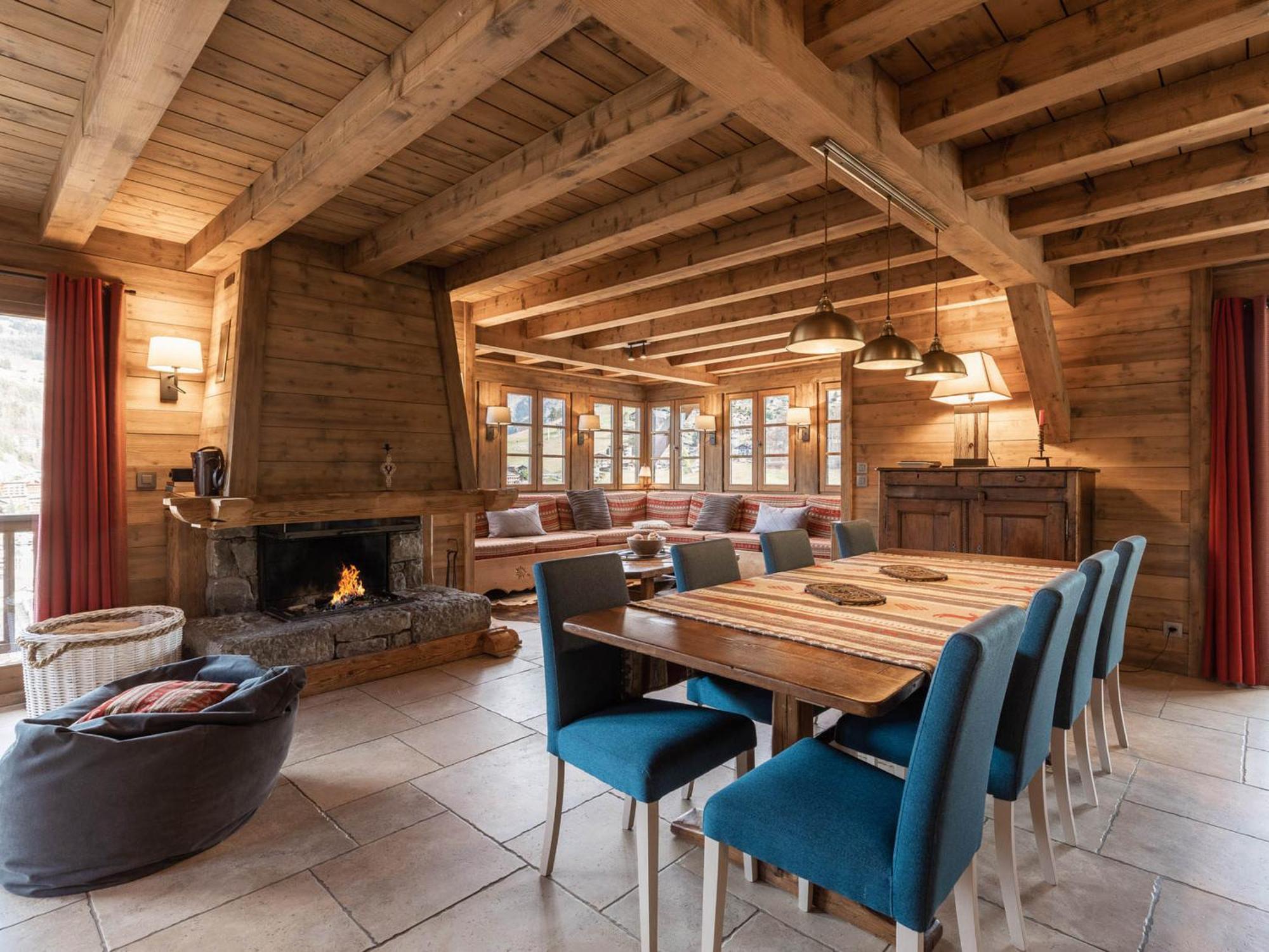 Chalet Pour 8 Avec Cheminee, Proche Des Pistes, Wifi, Garage, Non Fumeur - Fr-1-304-110 La Clusaz Exterior foto